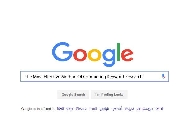 The Most Effective Method Of Conducting Keyword Research