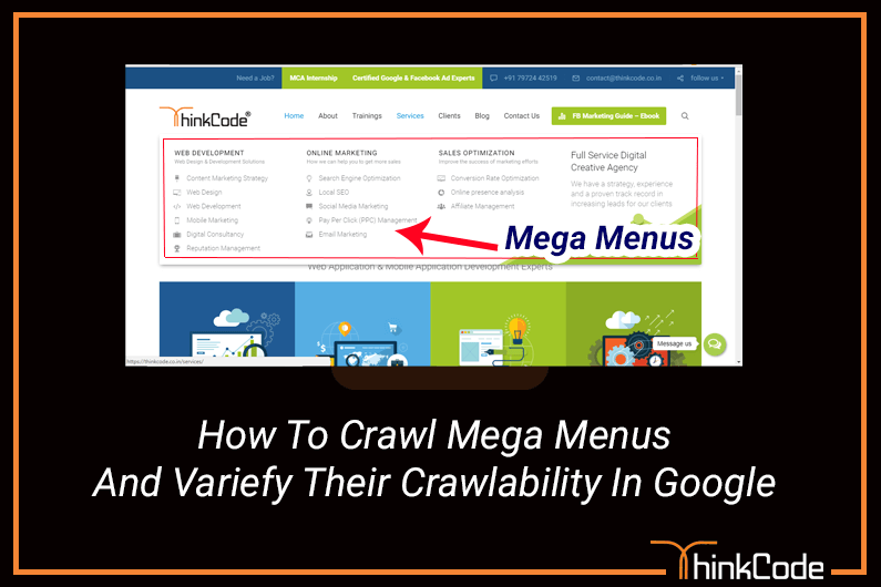 How to Crawl Mega Menus and Verify Their Crawlability in Google