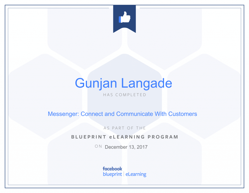 Messenger Connect and Communicate with Customer By Gunjan Langade at ThinkCode